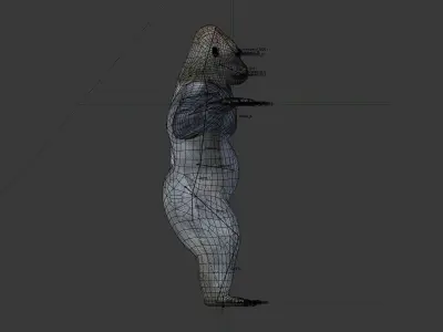 Gorilla Low-poly 3D model get