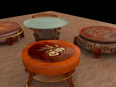 Chinese display stand   3D model