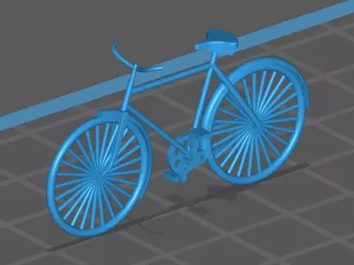 Bicycle Scale Model 1 43 3D print model