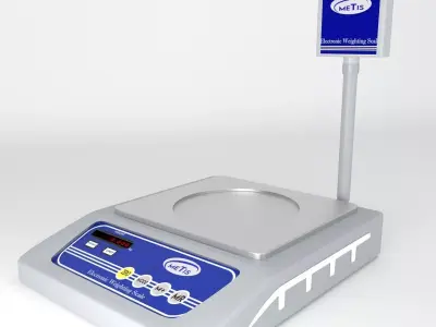 weighing scale 3d model 3D model