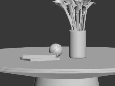 The Winston Dining Table 3D model