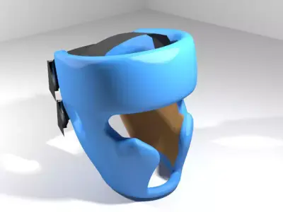 Martial-Art Headguard - Type 2 3D model