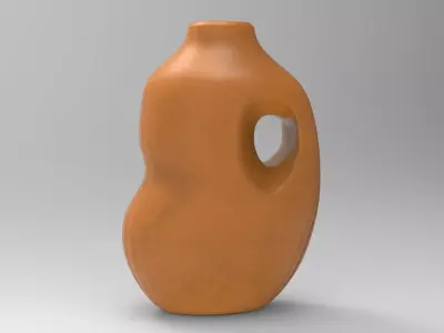Rura Vase Low-poly 3D model