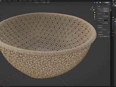 WICKER BASKET23 3D model