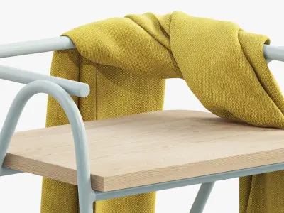 Grand Rapids Half Hurdle Chair 3D model