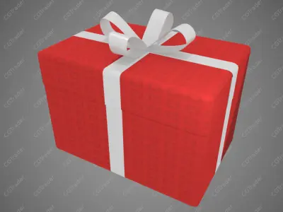 6 Gift Boxes with Wrap Textures 3D model