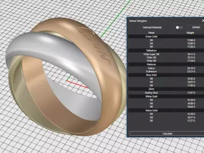 Ring Trinity 3D print model