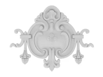 Cartouche Ornament 040 3D model