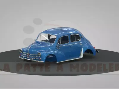 Renault 4 Chevaux LPAM 3D model