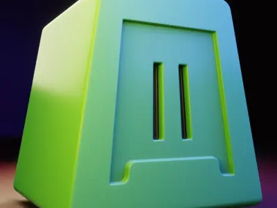 Mr Napkin Holder of Evil - Blender 3D model