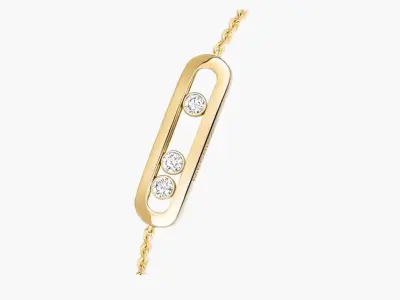 Messika Bracelet Jewelry Gold  3D print model buy