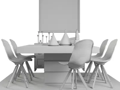 Helena set from High Fashion Home 3D model