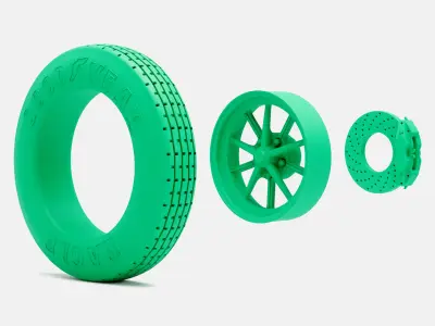 15x4 American Rebel Starburst Goodyear Front Runner 26 3D print model