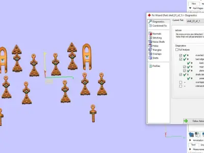 Earrings 14 3D print model