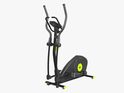 Fitness cross trainer elliptical 3D model