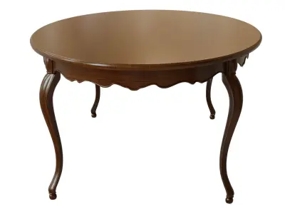 Classic wood table 2400 3D model
