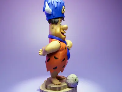 Fred Flintstone and your Loyal Order of Water Buffaloes 3D print model