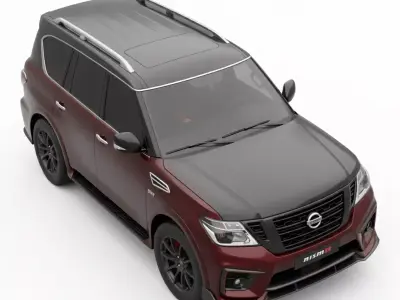 High Performance Sport Utility Vehicle Low-poly 3D model