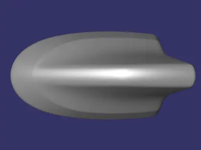 Antenna shark fin camry 3D print model