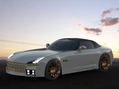 sedan 2025 New Creative HD Model 3D print model