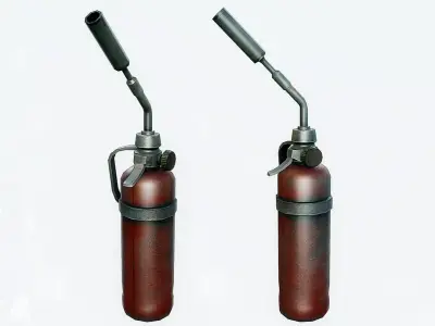 Blowtorch Tool Low-poly 3D model