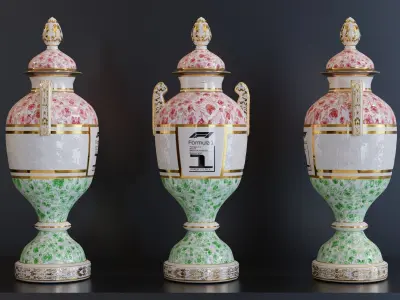 F1 Trophy - Hungarian GP Trophy Low-poly 3D model