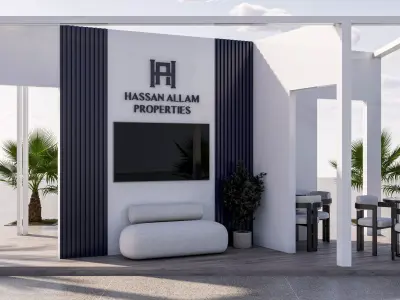 3D model of a Modern Traditional Exhibition Booth Low-poly 3D model