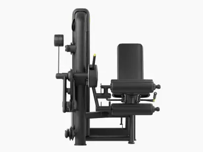 Technogym Selection 700 - Dual Leg Curl Extension 3D model