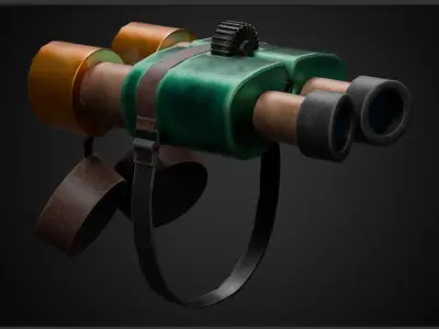 Stylized Binoculars - Game Ready - Unity and Unreal Engine Low-poly 3D model