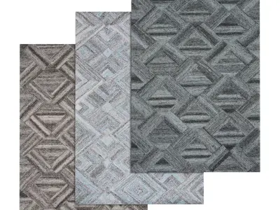 Rug Set 2197 3D model