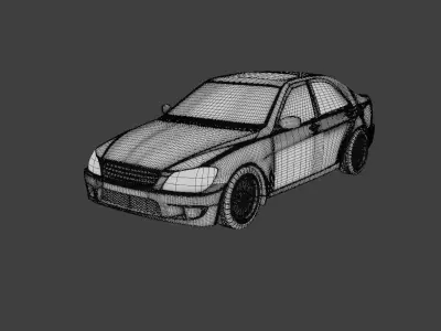 Lexus is300 3D model