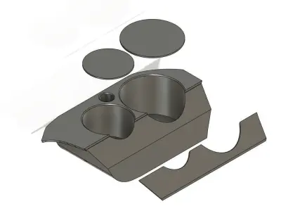 Skoda Octavia mk1 Cup and Beverage holder 3D print model