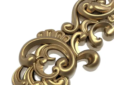  decorative pattern ready for 3D printing 3D model