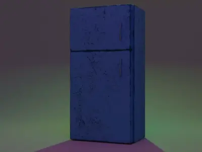 FRIDGE refrigerator Free low-poly 3D model