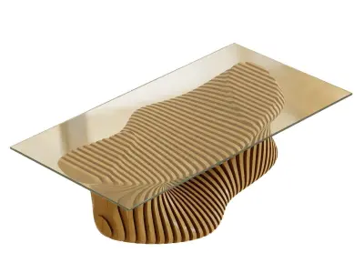 Parametric coffee table 02 3D model