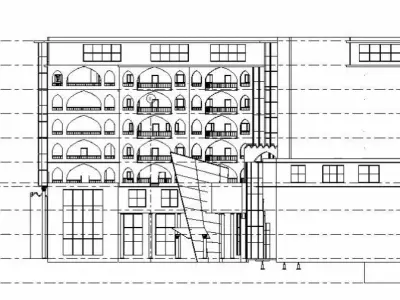 Hotel compelete revit projec 02 3D model