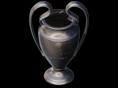 The UEFA Champions League Trophy Replica Printable STL 3D print model
