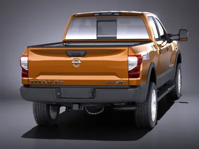 Nissan Titan XD 2018 VRAY 3D model