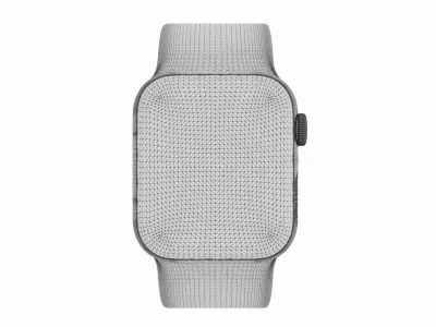 Apple Watch Series 9 Sport Band Pink Color 3D Model Low-poly 3D model