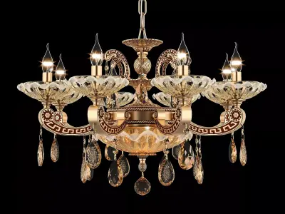 MD 89363-8-2 Osgona Chandelier 3D model