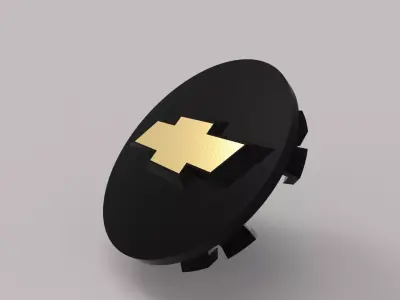 CHEVROLET RIM center CAP 3D model