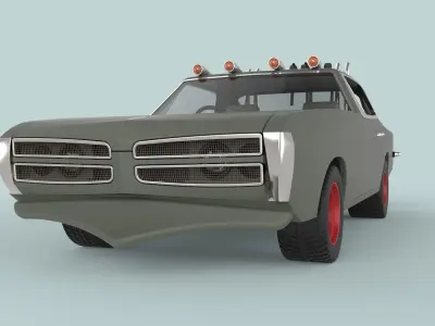 Dart car from Mad Max II 3D model