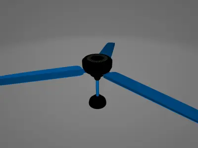 Ceiling Fan King Model 3D model