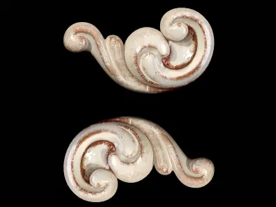 Classic carved 109 3D model