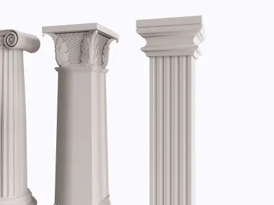 Classical Ornament and Column Catalog 3D model