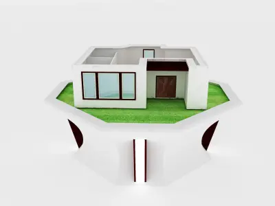 F16 House Maquette Architecture 3D model