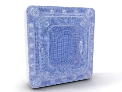 Futuristic Vault Door Model Pack Low-poly 3D model