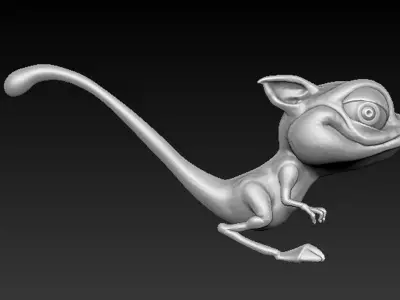 Character Creature kangaroo 3D Print 3D print model