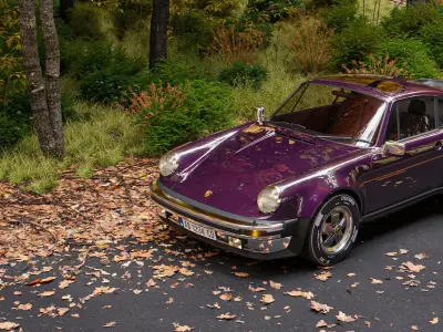 Realistic Car Road Scene Blender File 3D model