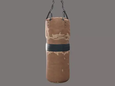 Punching Bag  Boxking Bag  Low-poly 3D model